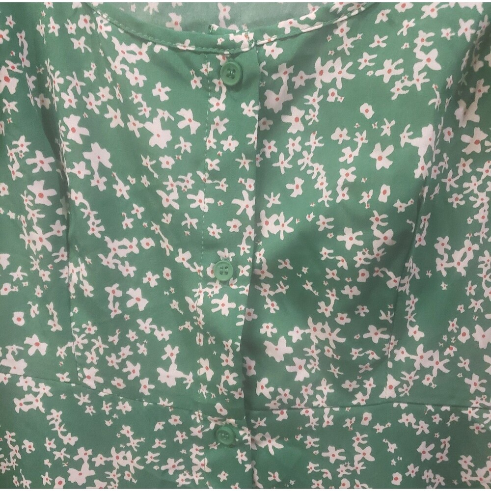 SHEIN Floral Print Green Dress
Size L - Picture 4 of 7